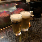 亀すし - 生ビール