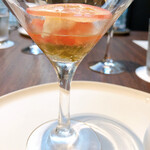 WaldHaus 森の家 - 何層にもなったジュレや豆腐に大葉の代わりにキウイソースにしてくれました。