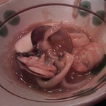麺処 龍 - アサリが入ってました。