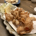宮崎鶏料理まるしん - 皮チップ