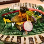 鮨 神戸まつもと - 鮑とウニとキャビア