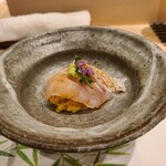 鮨 神戸まつもと - のどぐろウニ飯