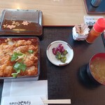 Resutoran Hinai Dori - 比内地鶏カツ重@1,180円