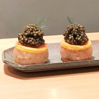 銀座 大石 - ぶどうえびとキャビアのグジェール