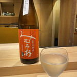 Ginza Inaba - みむろ杉（奈良県・今西酒造）　やや淡麗で辛口。スッキリと飲める