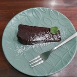自家製生めんぱすた ラクエン - 本日のデザート(ガトーショコラ)