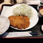 にし邑 - 上ロースかつ膳