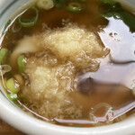 釜あげうどん 長田 in 香の香 - おろし生姜も投入