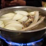 ふぐ屋とら乃介 - 天然活け鱧のしゃぶしゃぶ開始