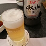 龍宮殿 - ビールで乾杯♪