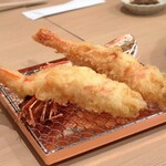 Muramatsu Shouten Sushi To Tempura To - 超!!特大天然海老天ぷら