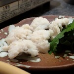 天然活〆鱧の湯引き