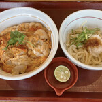 なか卯 - 親子丼（並）＋すだちおろしうどん（小）