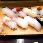 銀太 - 地魚握り１，８００円