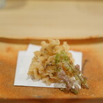 味ひろ - 大葉の花の天ぷら