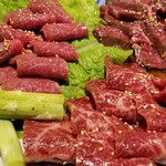赤身焼肉 あかつき 吉祥寺本店 - 夜のコース肉