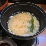 のどぐろ家 姫川 - 出汁もぬかりなく、美味しい味噌汁は日本に生まれて良かったとしみじみ思います