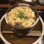 豚肉汁うどん べ - 