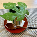 御料理 ひさまつ - 先付 梶の葉飾り