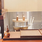 麟 - ご飯は釜で炊いていました