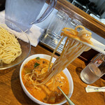 Spaghetti Italian - 箸でいただきます。コレも不思議な感覚(^^)