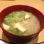 お酒・お惣菜・和食 竜田屋 - H.25.03.23.夜 とうふ汁 150円