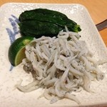 お酒・お惣菜・和食 竜田屋 - H.25.03.23.夜 シラスとほうれん草 300円