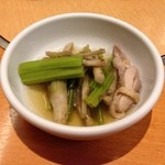 お酒・お惣菜・和食 竜田屋 - H.25.03.23.夜 若牛蒡と鶏の炊いたん