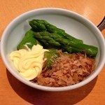 お酒・お惣菜・和食 竜田屋 - H.25.03.23.夜 アスパラ