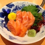 お酒・お惣菜・和食 竜田屋 - H.25.03.23.夜 サーモンお造り