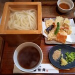 喜楽庵 - 天ぷら釜揚げうどん