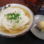 讃岐うどん いわい - ひやあつうどん（中）と玉子天