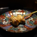 薪鳥新神戸 - レバーの胸巻き