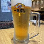 Tonkatsu Shinjuku Saboten - 生ビール