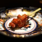 薪鳥新神戸 - 長州地鶏のレバー