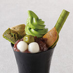 京都 茶寮翠泉 - 料理写真:翠泉パフェ お濃い抹茶味