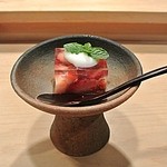 日本料理　百屋 - 苺のゼリー寄せ