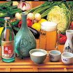韓国村 - お酒も種類豊富に取り揃えています。