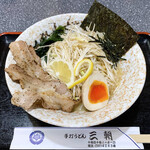 手打めん処 三朝 - 町中華風麺