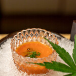 よし町 - 2022.7 茨城県産フルーツトマトすり流し 蓴菜