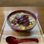 風遊斎 - ホットトーフースバ（950円）