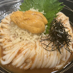 TsuruTonTan Udon Noodle Brasserie - HIYASHI UNI UDON $24