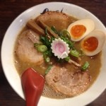 麺や 紡 - つけ麺売り切れ(T . T)
      つけ麺食べる時は10時前から並ばないと無理っぽい(@_@)