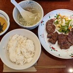 仙台辺見 - サービス牛タン定食＋単品とろろ