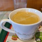 モスバーガー - ホットコーヒー(250円)です。