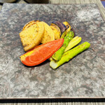 鉄板焼 さざんか - 季節の焼き野菜