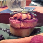 日本料理 たかむら - アンキモとカブのハンバーガー。