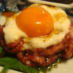 やきにく なり田屋 - とろろユッケ(\1,800)