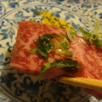 やきにく なり田屋 - 牛刺し　いただきまぁ～す♪