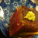 やきにく なり田屋 - 生山葵が負けてしまうくらいのお口で溶けだすひれ肉